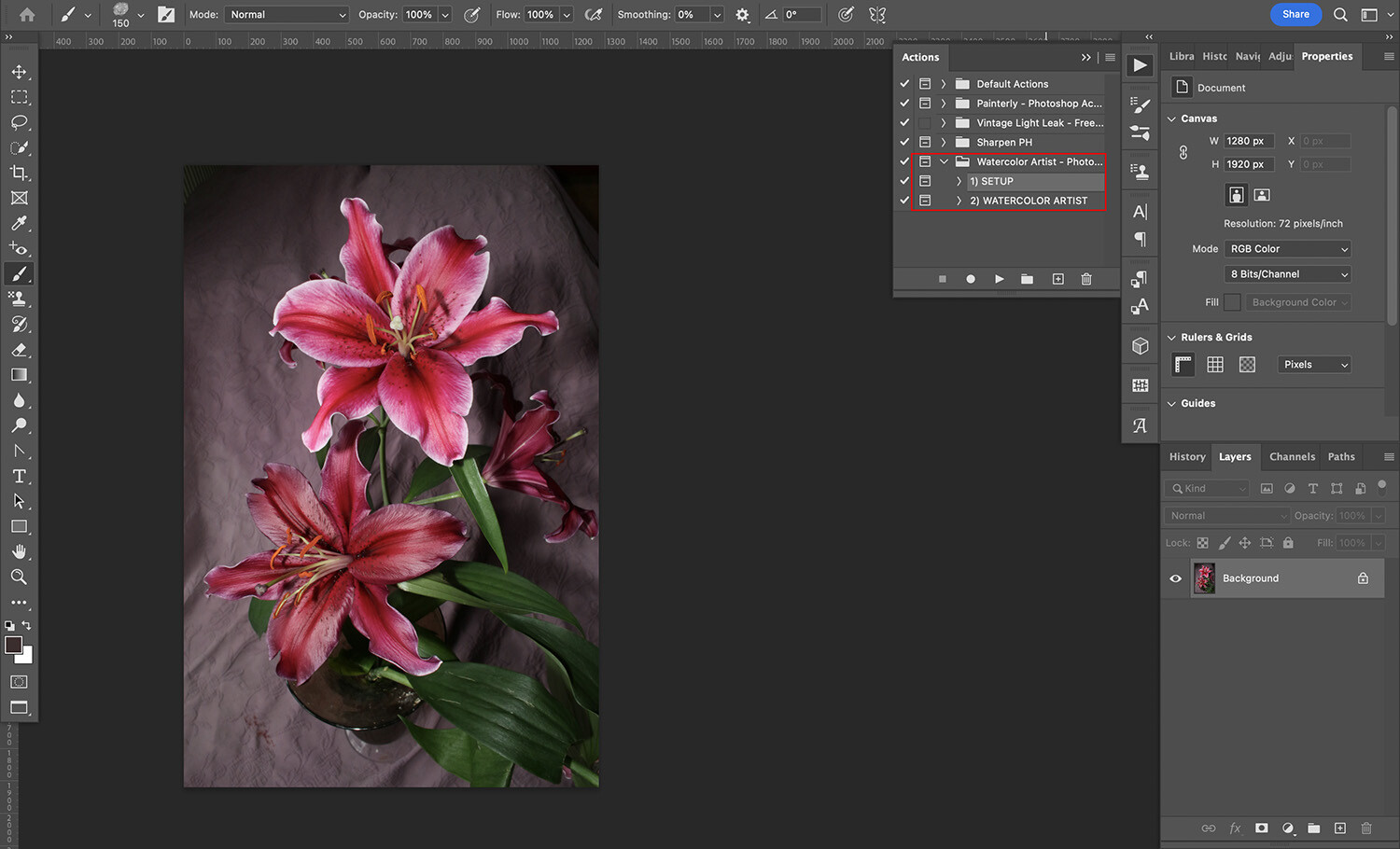 How to create a watercolor effect in Photoshop